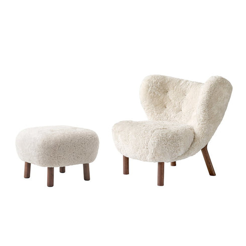 Little Petra Lounge Chair and Pouf
